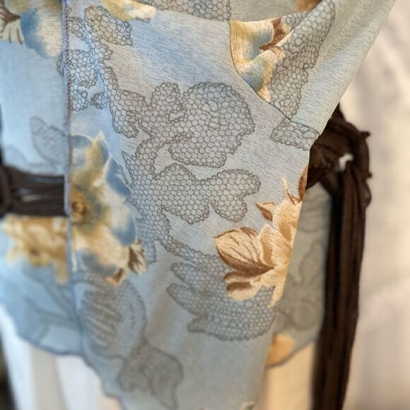 Vintage CLIO Floral Top Medium - Picture 3 of 5